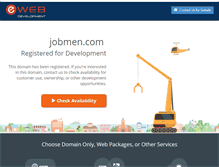 Tablet Screenshot of jobmen.com